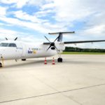 InterSky Turboprop-Maschine vom Typ Dash 8-Q300 (Quelle: InterSky)