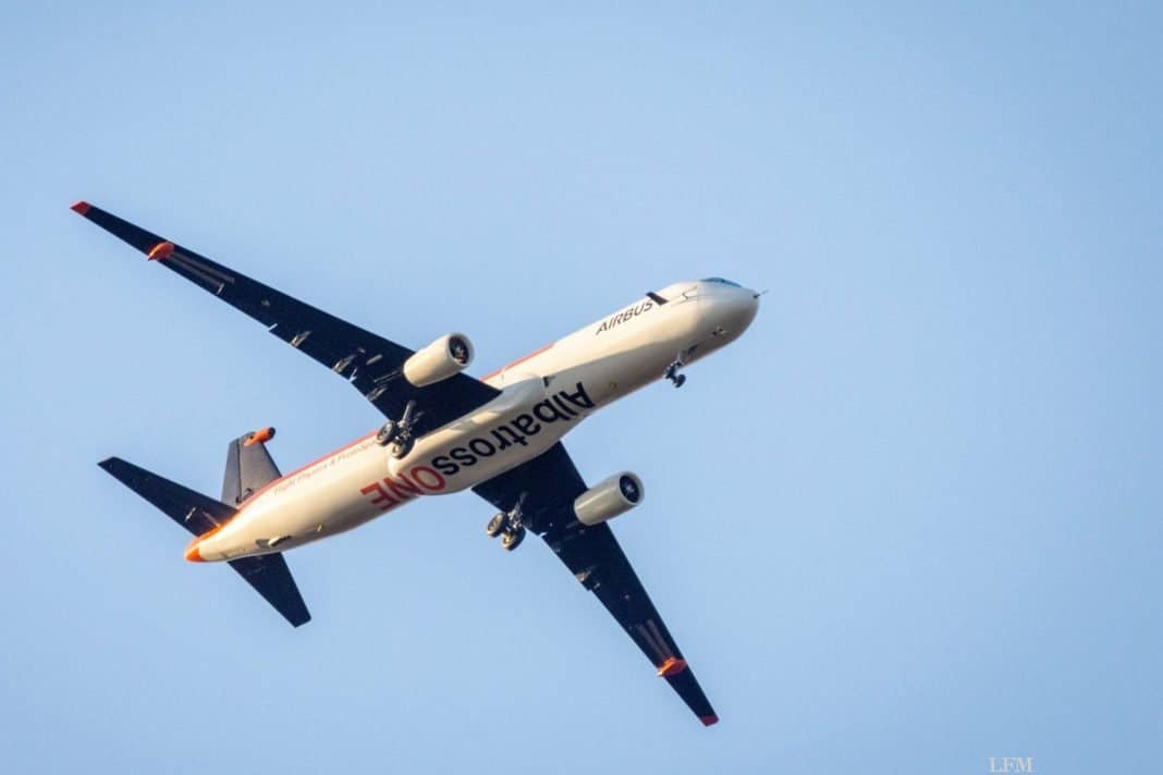 Airbus testet klappbare Flügelspitzen im Flug am A321