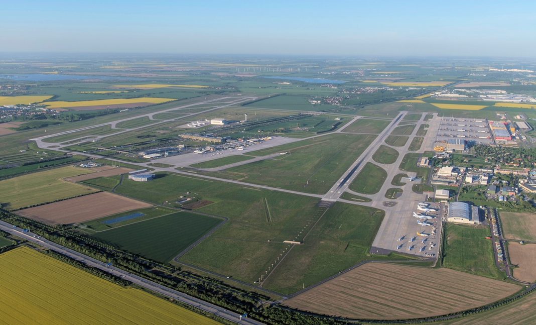 Leipzig Halle Airport - Luftaufnahme