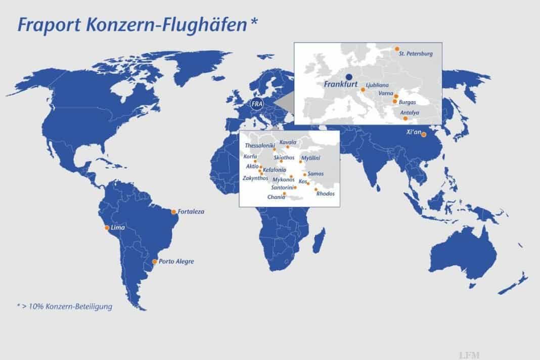 Fraport und Konzern-Flughäfen