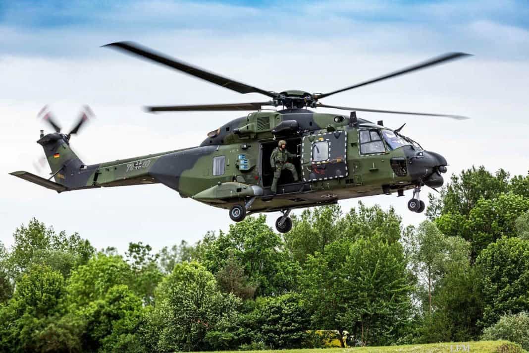 NH90 Instandhaltung durch Airbus und Elbe Flugzeugwerke