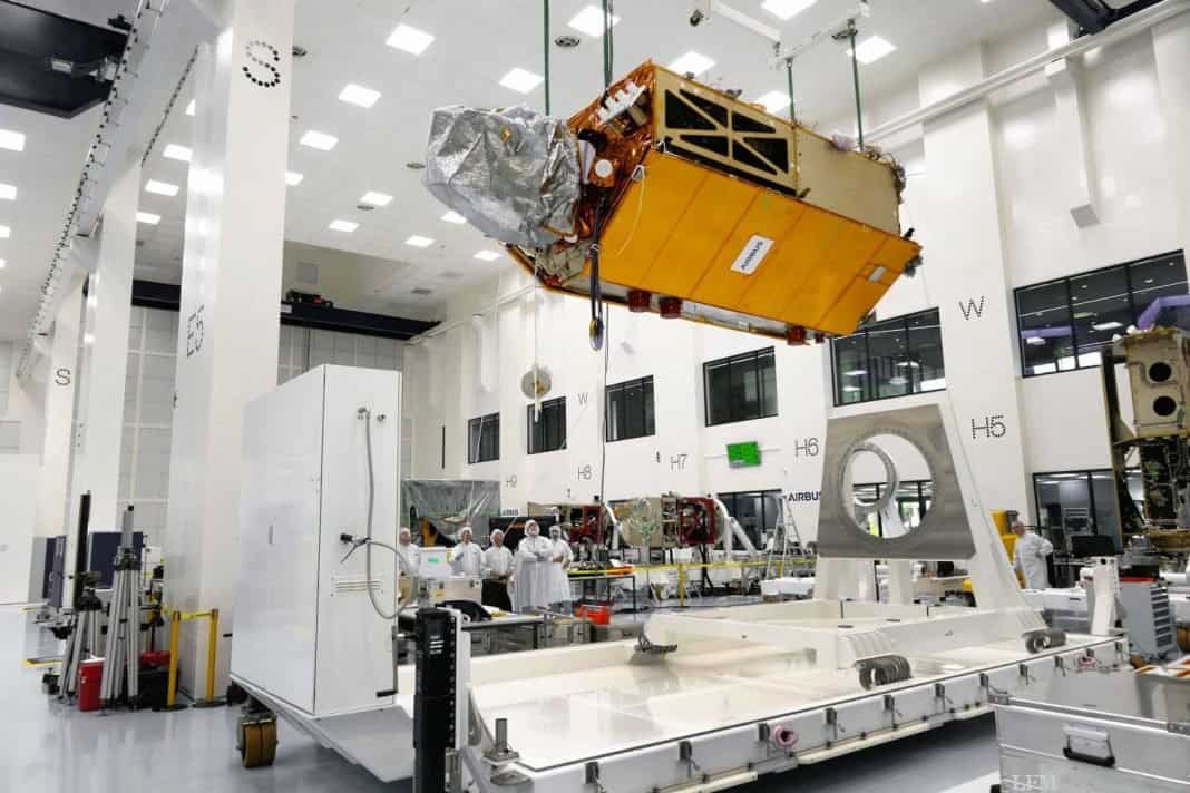 Airbus Ozean-Satellit "Copernicus Sentinel-6" reist nach Ottobrunn