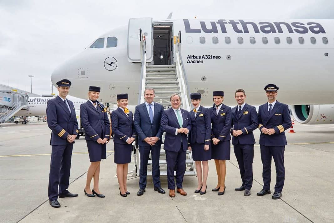 Lufthansa nennt ihren ersten Airbus A321neo "Aachen"