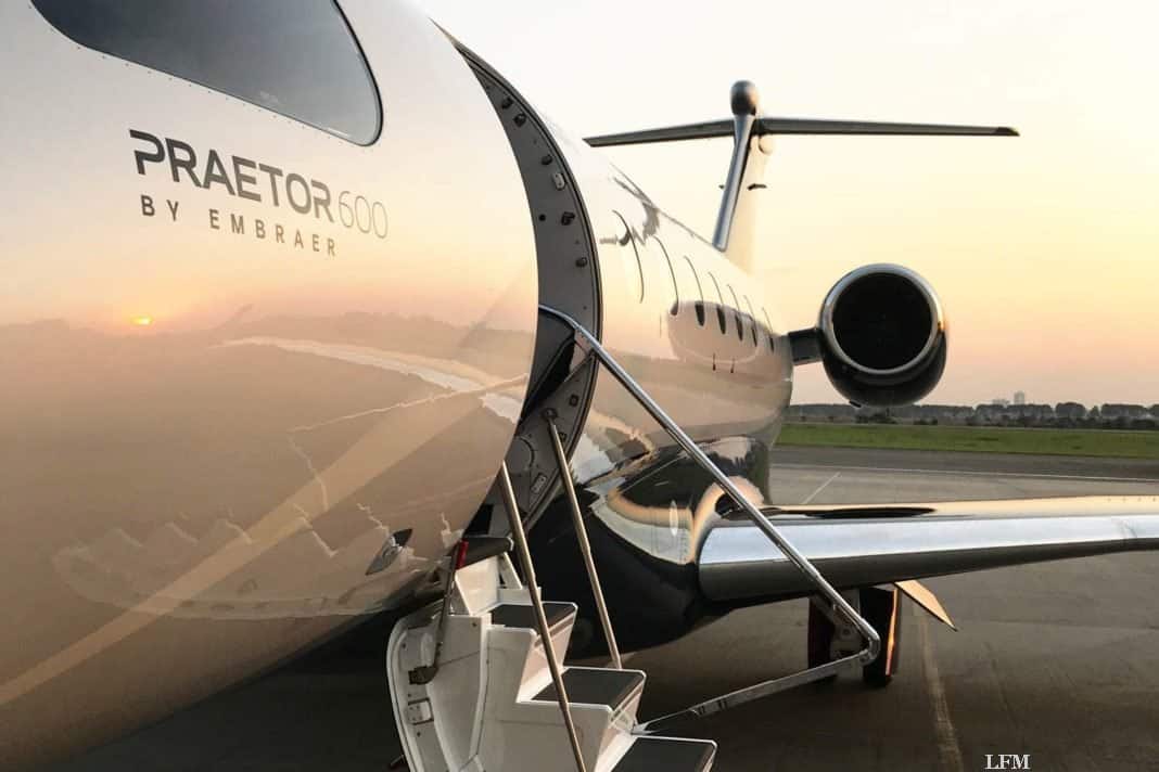 Ruag holte Business Jet Embraer Praetor in Brasilien ab