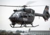 Kampfhubschrauber H145M in Luxemburg eingeflogen