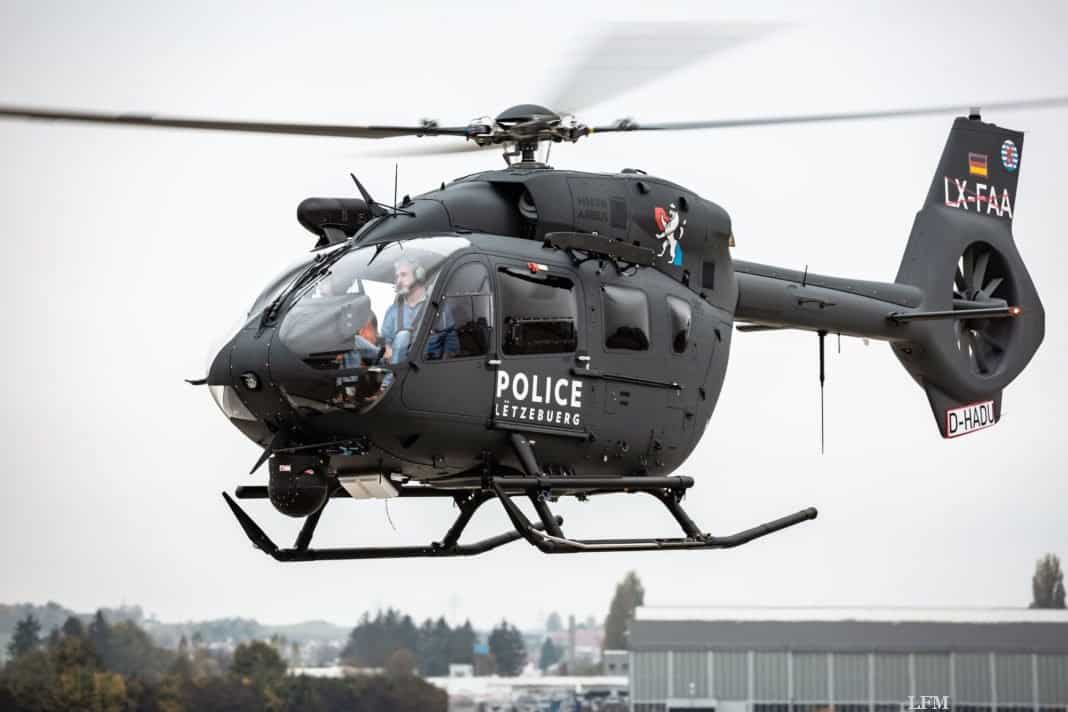 Kampfhubschrauber H145M in Luxemburg eingeflogen