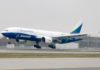 Boeing 777 ecoDemonstrator aus Seattle zu Besuch in Frankfurt