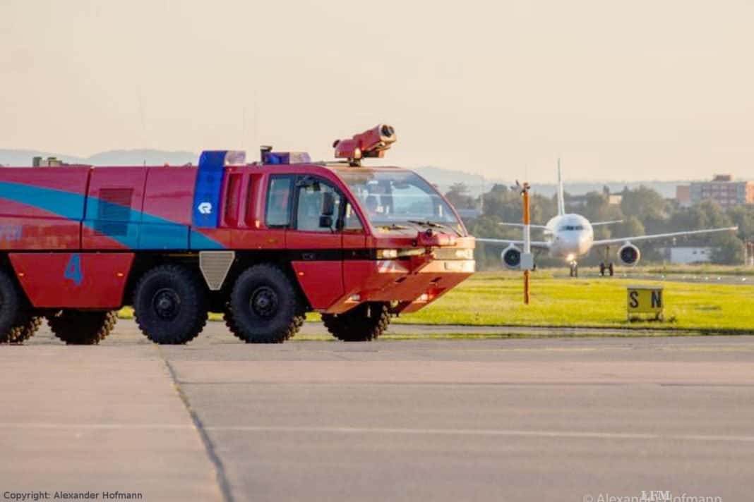 Notfallalarm am Flughafen Friedrichshafen