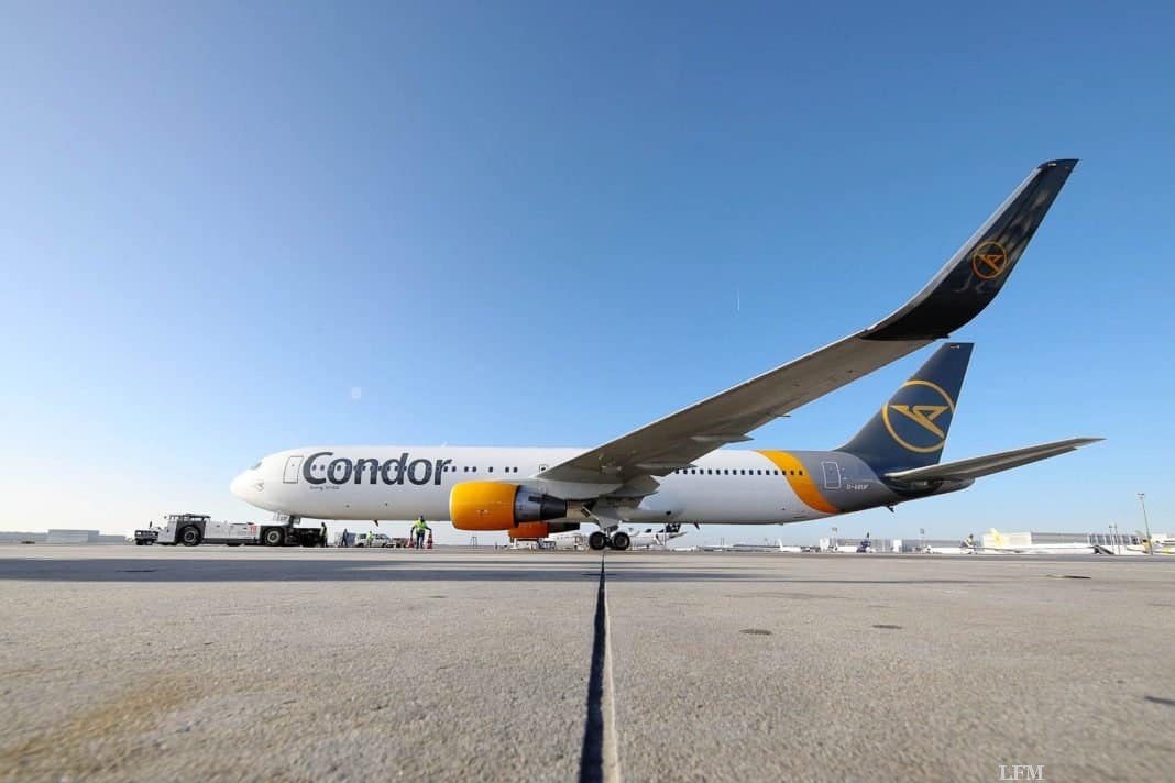 Condor fliegt wieder mit eigenem Logo