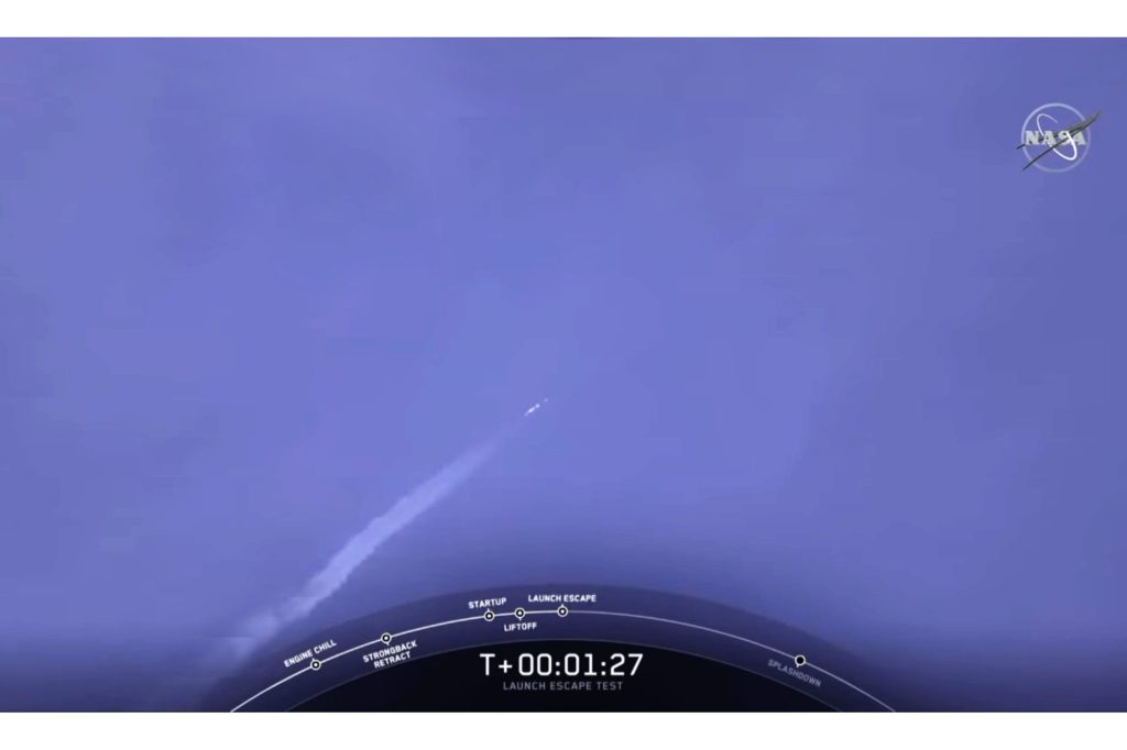 NASA und SpaceX: Spektakulärer Katastrophentest