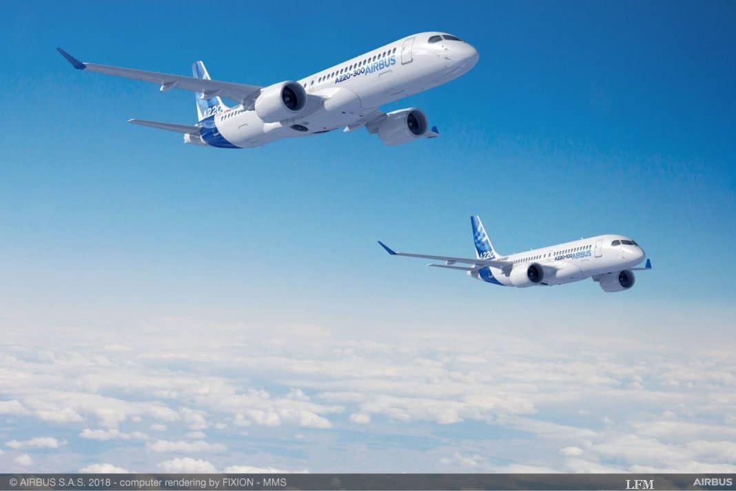 Bombardier gibt A220-Anteile an Airbus ab