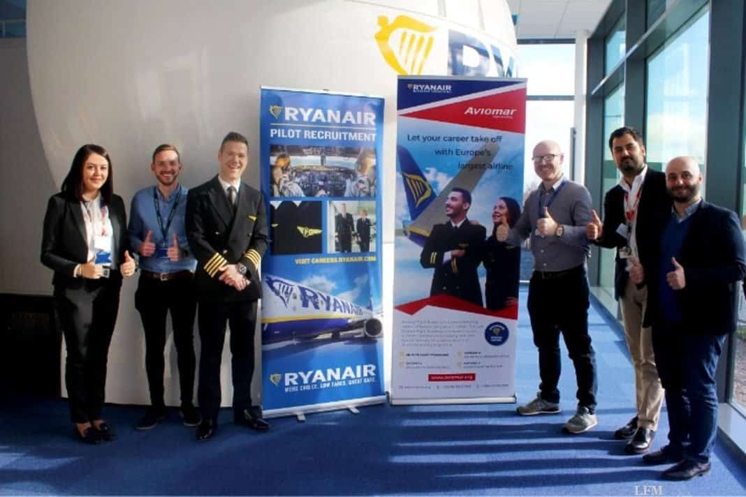 Ryanair startet Pilotenausbildung mit Aviomar in Rom