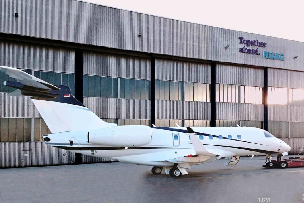 Ruag Oberpfaffenhofen entlässt Embraer Legacy 500