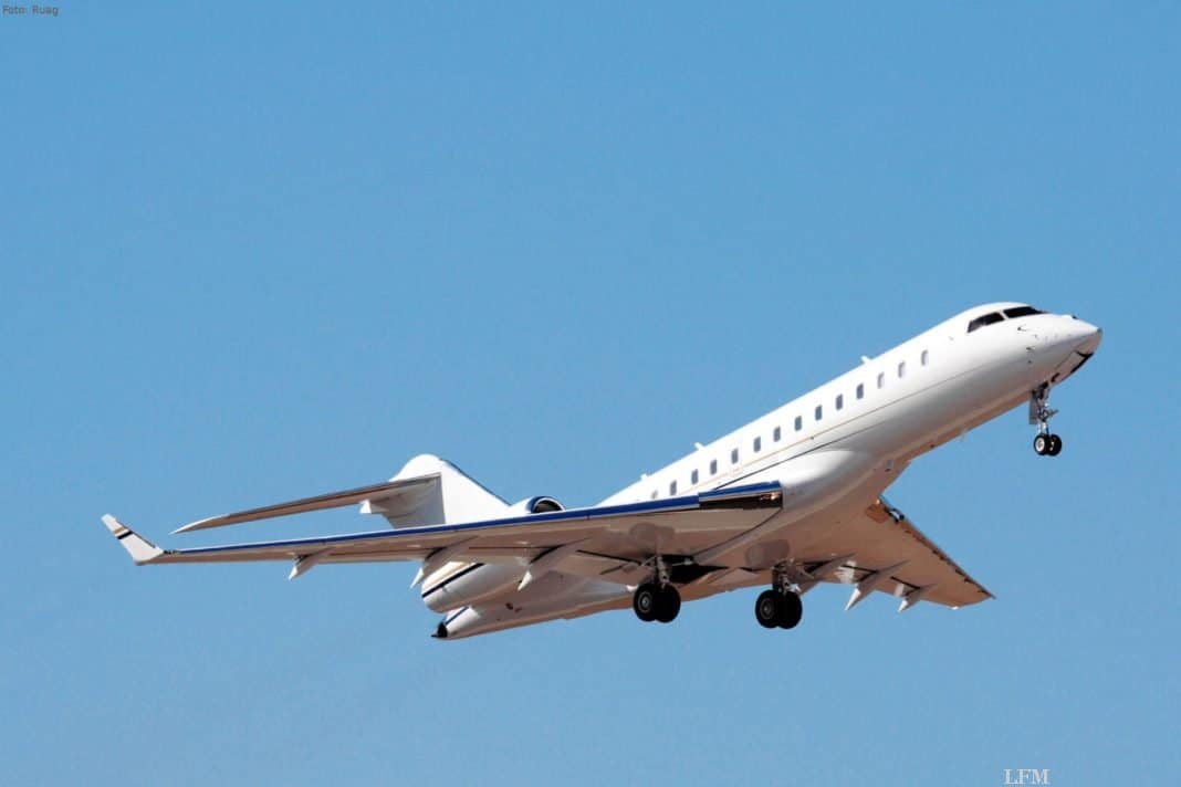 Bombardier Global Express trotz Corona zur PPI bei Ruag