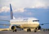 United Airlines Boeing 737 auf dem Taxiway