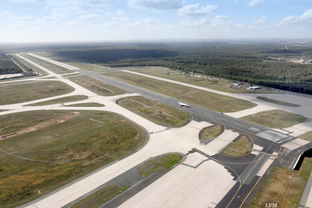 Flughafen Frankfurt Luftaufnahme