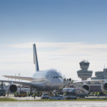 Airbus A380 in Berlin Tegel