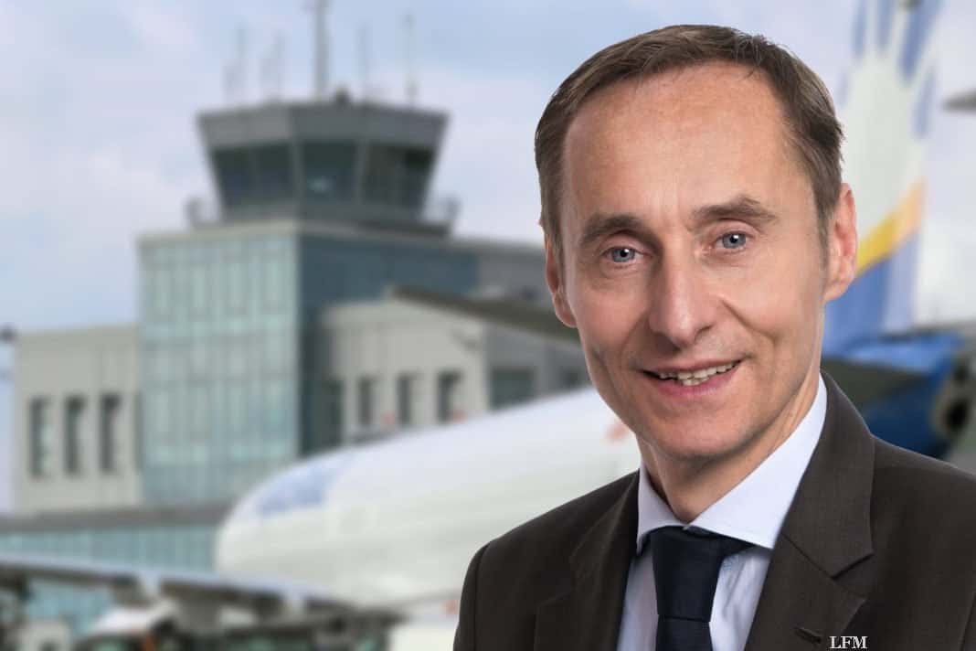 Dr. Marc Cezanne, Geschäftsführer der Flughafen Paderborn/Lippstadt GmbH