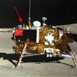 Mond­lan­des­on­de Chang'e-4 auf­ge­nom­men vom Ro­ver Yu­tu-2