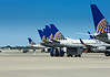 United Flugzeuge am Chicago O'Hare International Airport