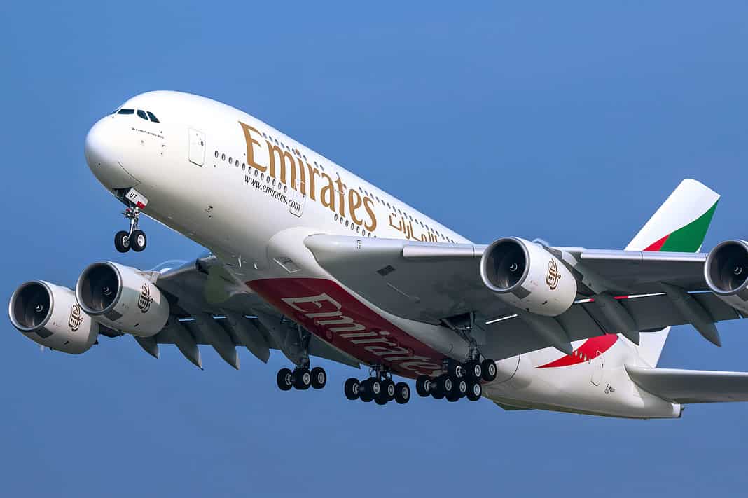 Emirates-Flaggschiff Airbus A380