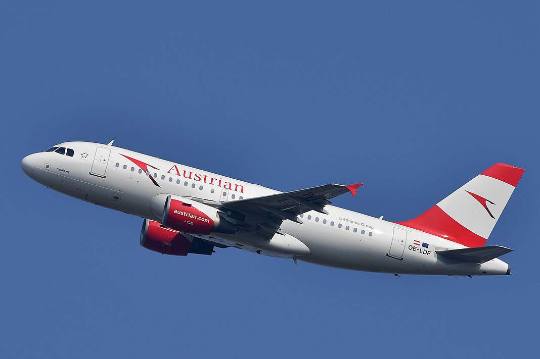 Austrian Airlines Airbus A319 OE-LDF