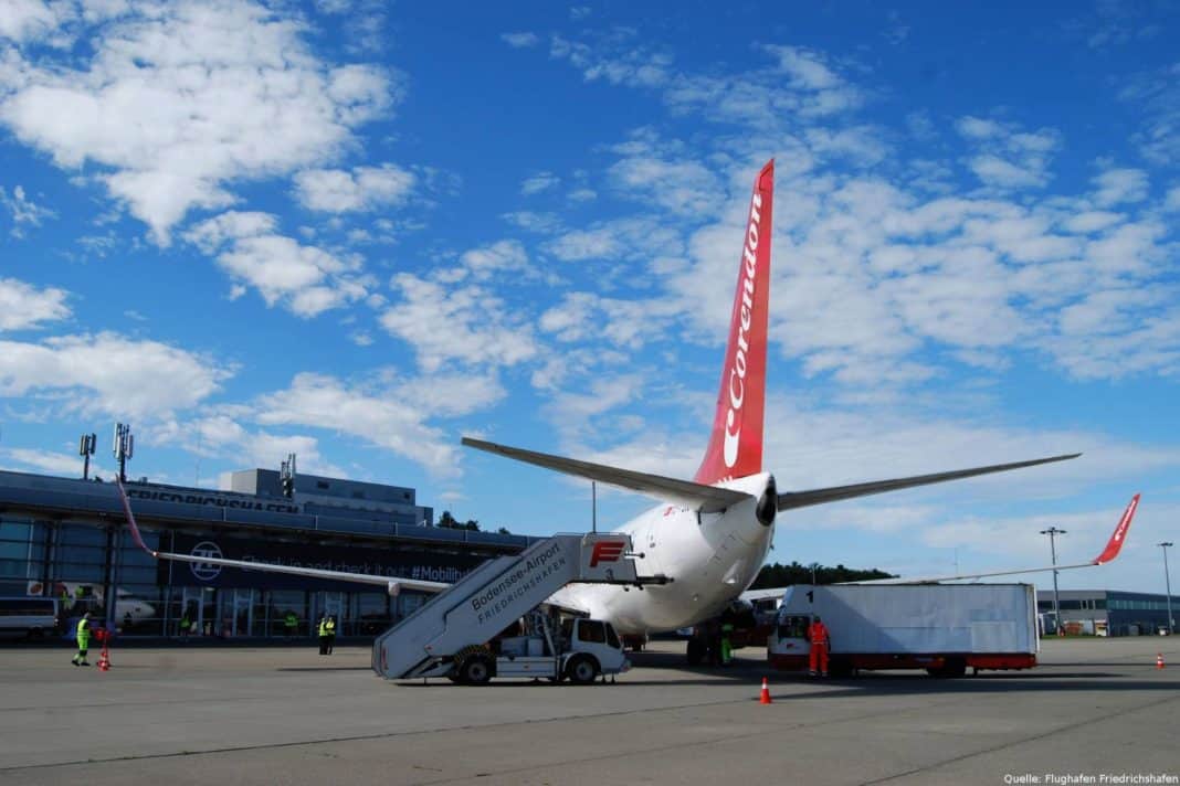 Corendon Airlines am Flughafen Friedrichshafen