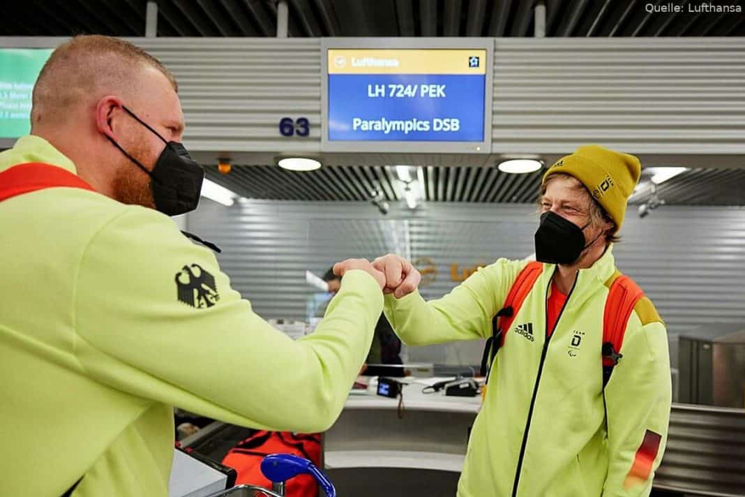 Lufthansa fliegt deutsches Paralympics-Team nach Peking