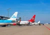 KLM-Corendon-Privatjets-Tower-Terminal am Flughafen Nürnberg