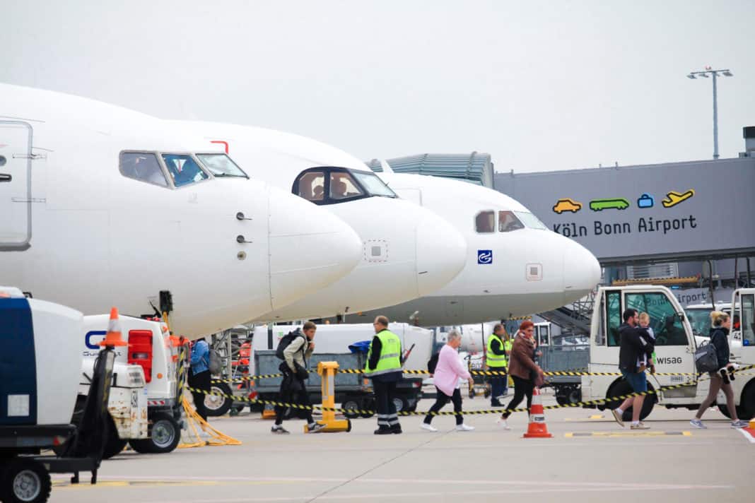 Flughafen Köln Bonn, Vorfeld