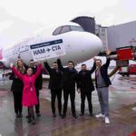 Wizz Air feiert ersten Flug von Hamburg nach Catania (Sizilien, Italien).