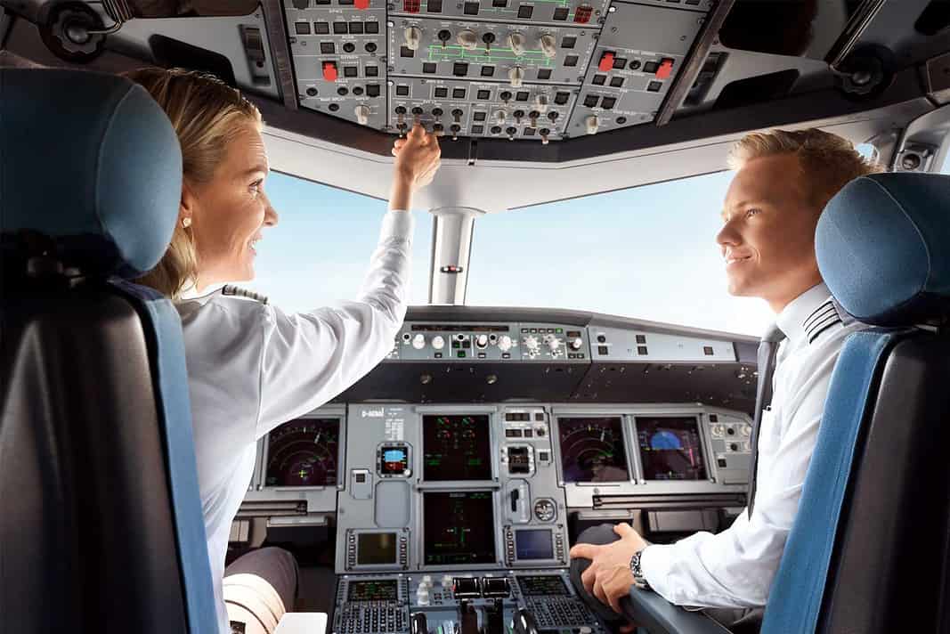 Lufthansa Cockpit-Crew