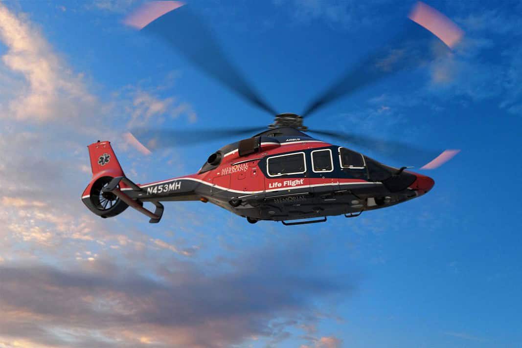 Memorial Hermann Life Flight® hat einen H160 und vier H145