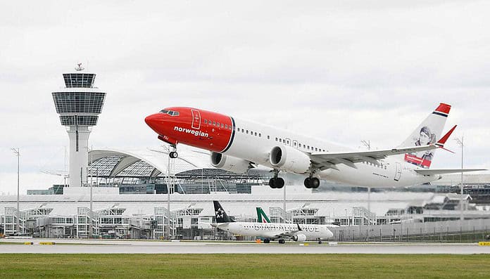 Norwegian Airlines startet am Flughafen München