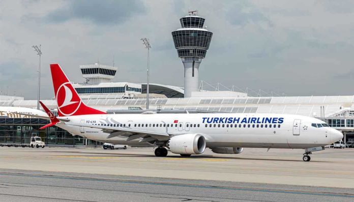 Turkish Airlines am Flughafen München