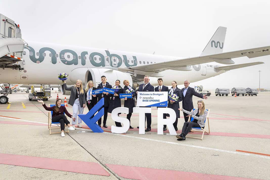 Marabu Airlines opens its new base at Stuttgart Airport.