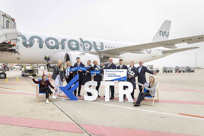 Marabu Airlines eröffnet ihre neue Basis am Stuttgart Airport.