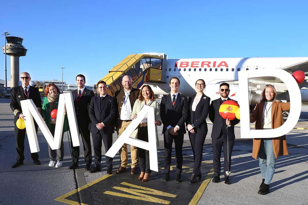 Iberia Erstflug ab Salzburg Airport nach Madrid