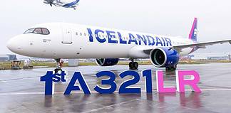 Auslieferung des ersten Airbus A321LR an Icelandair