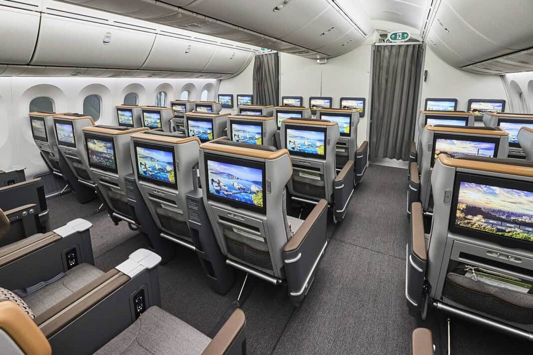 EVA AIR stellt neue Premium Economy Sitze vor