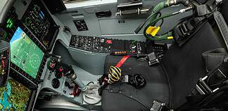 Cockpit des PC-7 MKX Trainingssystems